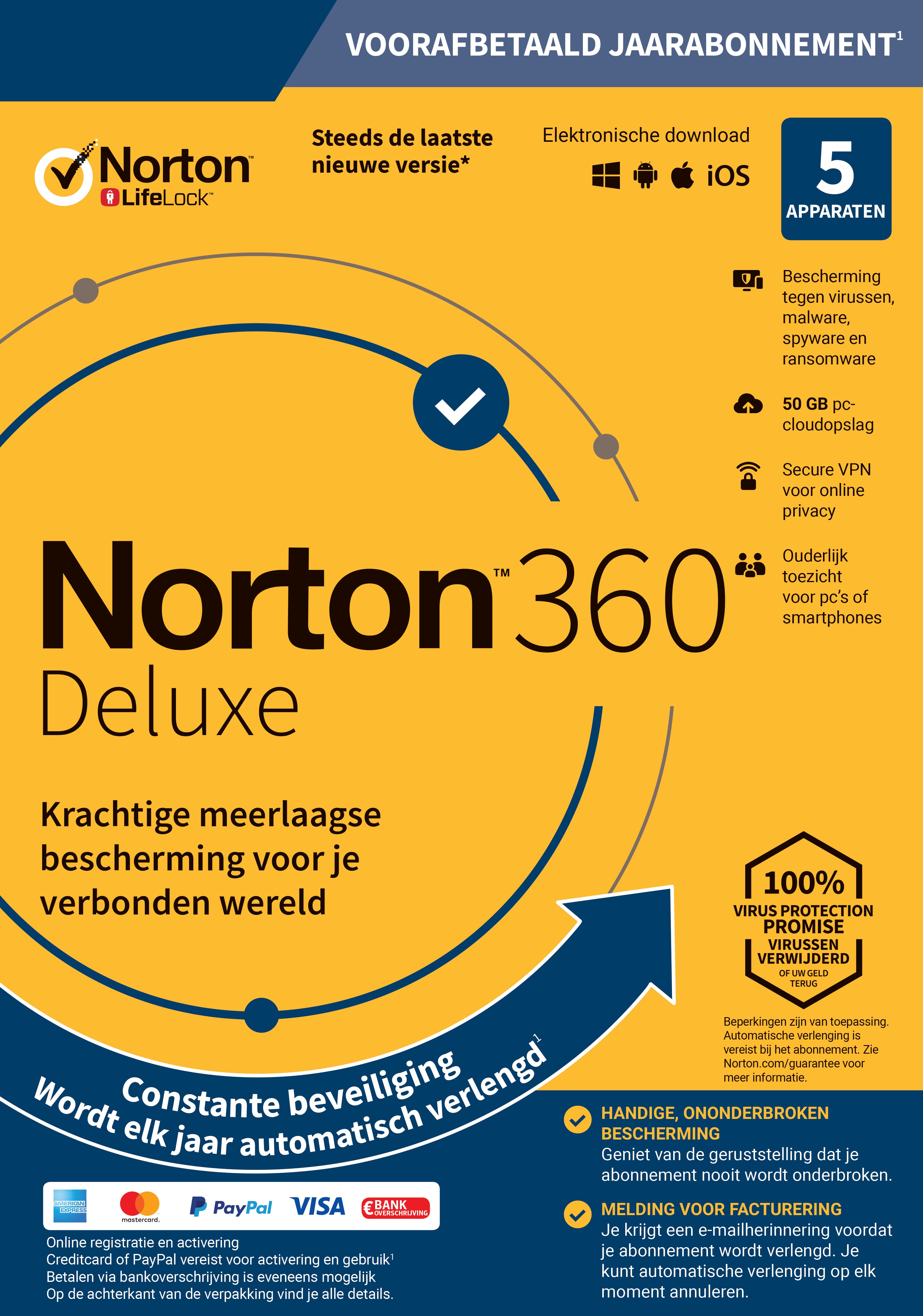 Norton 360 Deluxe 5 devices  USA region